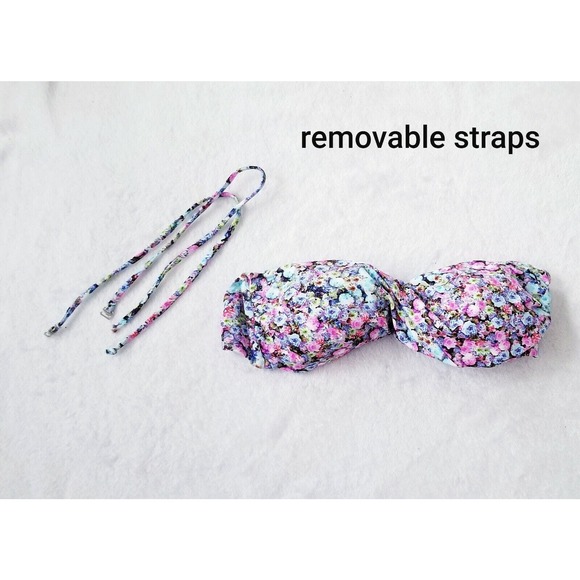 AY YILDIZ "MIX & MATCH" CONVERTIBLE TWIST BANDEAU HALTER BIKINI TOP "B" Cup - S - Picture 3 of 10